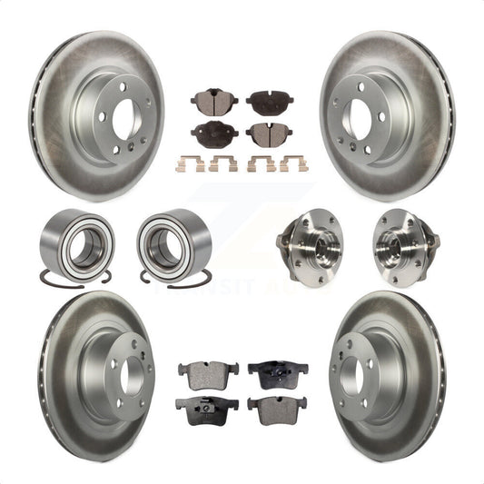 [Avant + Arrière] Kit d'ensemble roulement de roue et moyeu pour BMW X3 KBB-112939 par Transit Auto