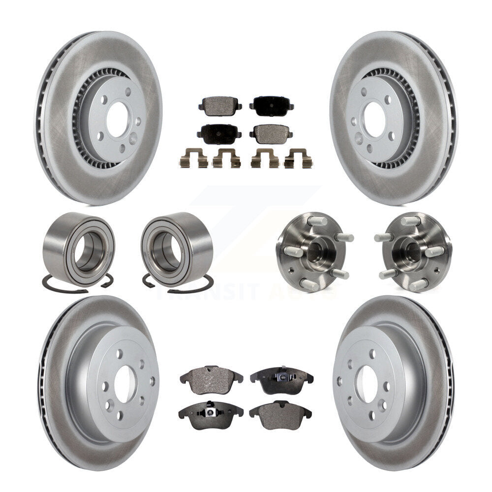 [Avant + Arrière] Kit d'ensemble roulement de roue et moyeu pour 2008-2011 Land Rover LR2 KBB-112940
