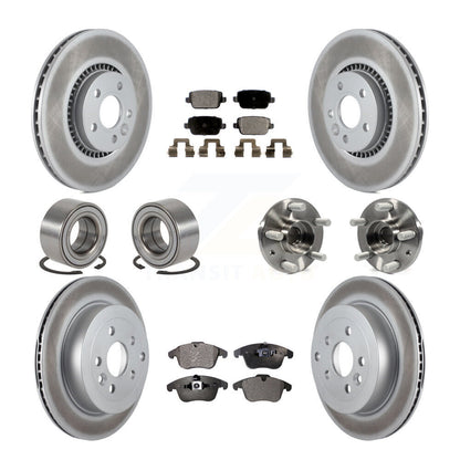 [Avant + Arrière] Kit d'ensemble roulement de roue et moyeu pour 2008-2011 Land Rover LR2 KBB-112940