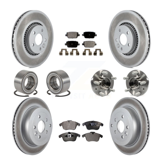 [Avant + Arrière] Kit d'ensemble roulement de roue et moyeu pour 2008-2011 Land Rover LR2 KBB-112940