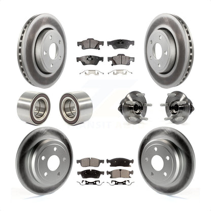 [Avant + Arrière] Kit d'ensemble roulement de roue et moyeu pour Dodge Durango KBB-112941 par Transit Auto