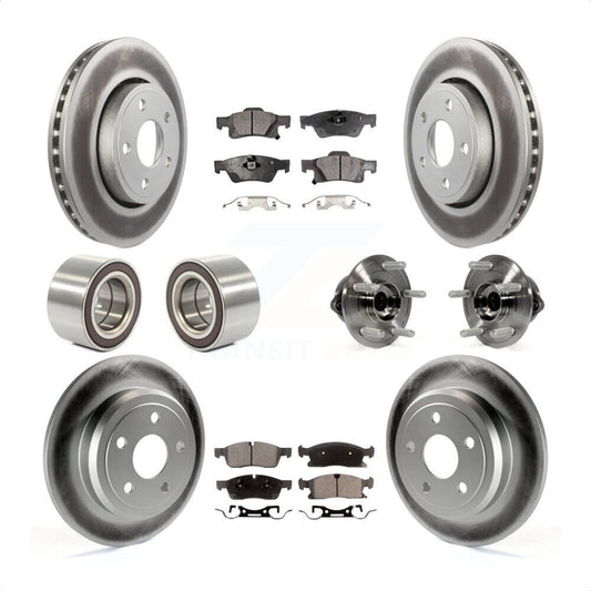 [Avant + Arrière] Kit d'ensemble roulement de roue et moyeu pour Dodge Durango KBB-112941 par Transit Auto