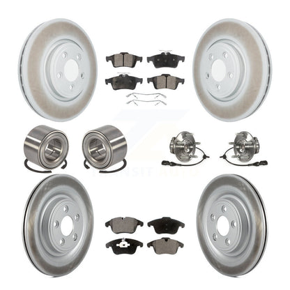 [Avant + Arrière] Kit d'ensemble roulement de roue et moyeu pour 2007-2008 Jaguar S-Type Base avec Naturally Aspirated avec 35.43" ABS Cord KBB-112944