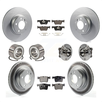 [Avant + Arrière] Kit d'ensemble roulement de roue et moyeu pour 2012 BMW 328i Convertible Wagon avec 2.0L sans Blue Painted Calipers KBB-112950 par Transit Auto