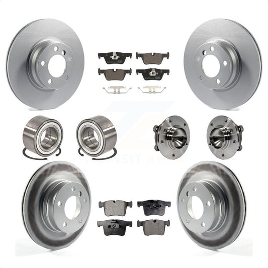 [Avant + Arrière] Kit d'ensemble roulement de roue et moyeu pour 2012 BMW 328i Convertible Wagon avec 2.0L sans Blue Painted Calipers KBB-112950 par Transit Auto