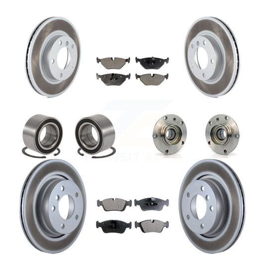 [Avant + Arrière] Kit d'ensemble roulement de roue et moyeu pour 1998 BMW 328i 328is avec 294mm Diameter Rotor KBB-112987