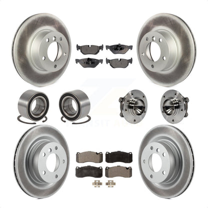 [Avant + Arrière] Kit d'ensemble roulement de roue et moyeu pour 2012 BMW 328i Coupe avec 3.0L avec 340mm Diameter Rotor KBB-112995 par Transit Auto