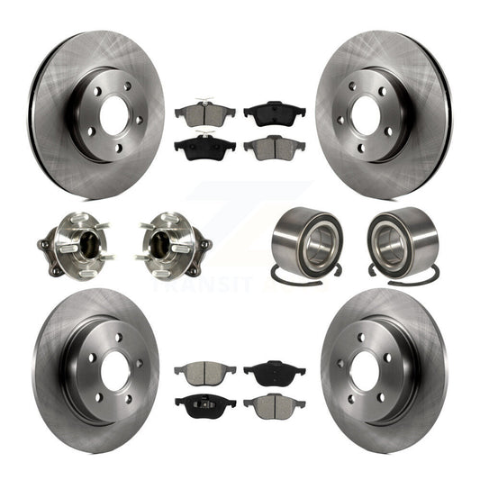 [Avant + Arrière] Kit de Roulement de roue pour Ford Focus avec Parking Assist KBB-113142