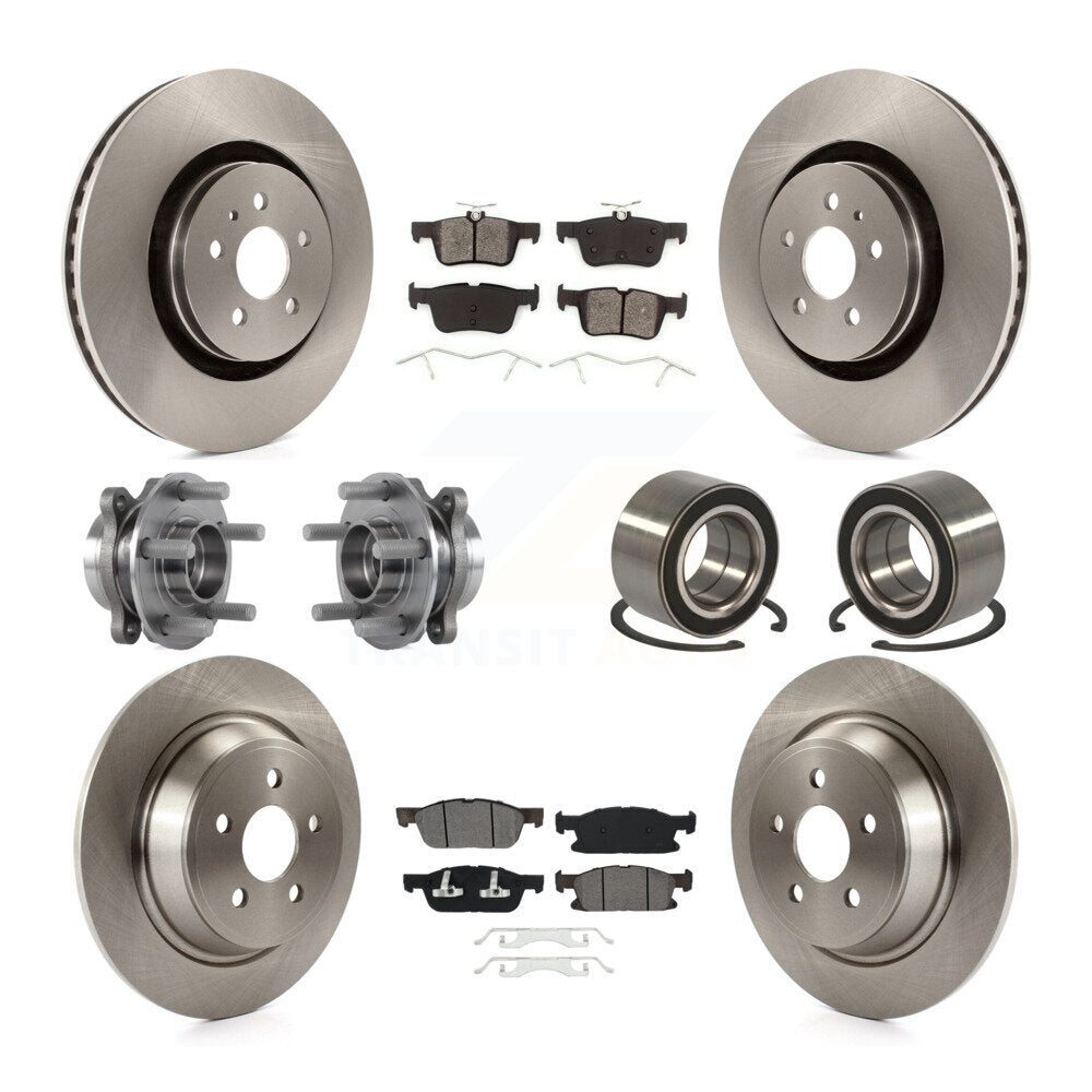 [Avant + Arrière] Kit de Roulement de roue pour 2015 Ford Edge AWD KBB-113148