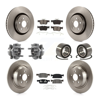 [Avant + Arrière] Kit de Roulement de roue pour 2015 Ford Edge AWD KBB-113148