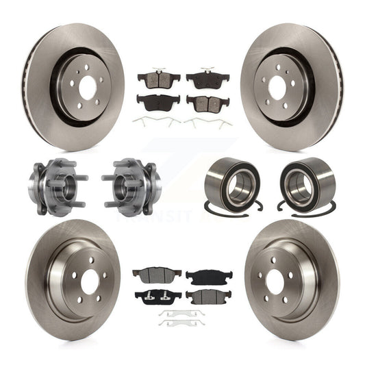 [Avant + Arrière] Kit de Roulement de roue pour 2015 Ford Edge AWD KBB-113148