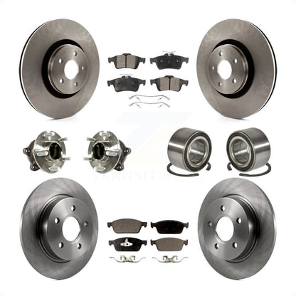 [Avant + Arrière] Kit de Roulement de roue pour Ford Focus avec Parking Assist KBB-113156 par Transit Auto