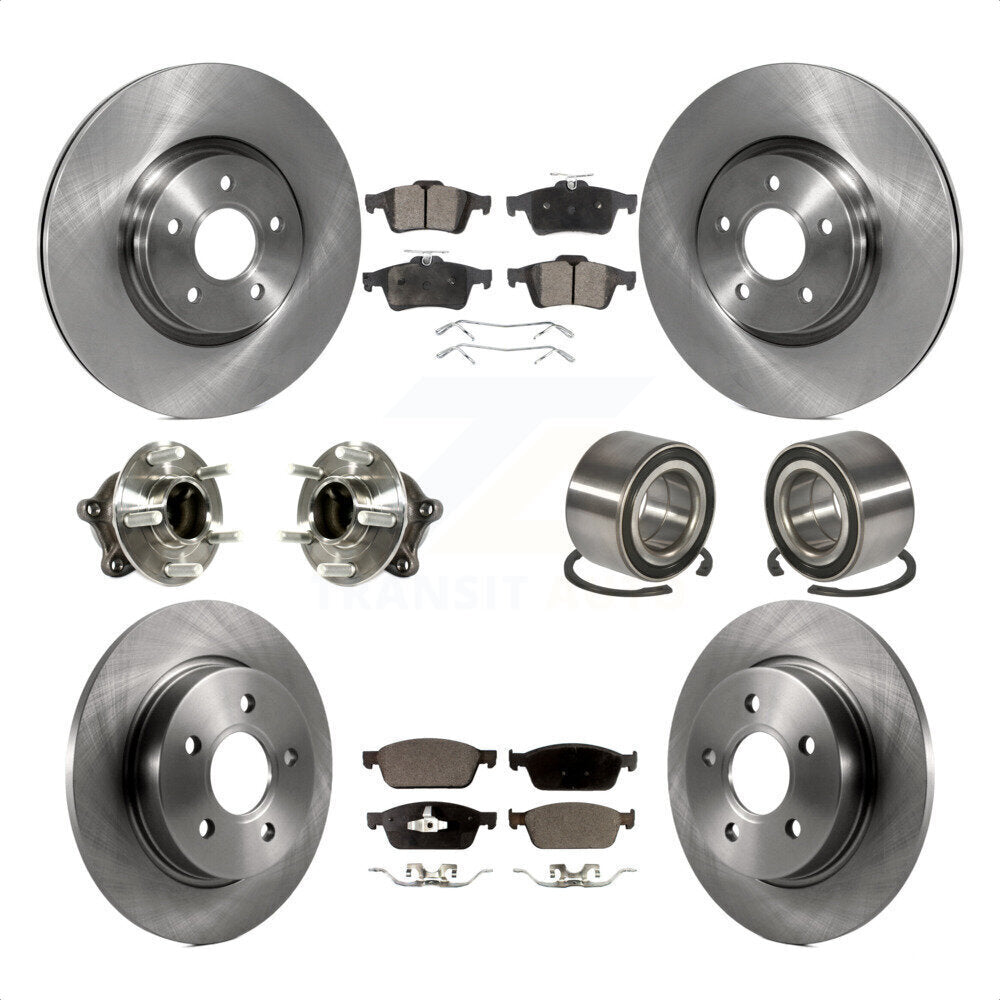 [Avant + Arrière] Kit de Roulement de roue pour 2013 Ford Focus ST avec GAS engine avec Parking Assist KBB-113157 par Transit Auto