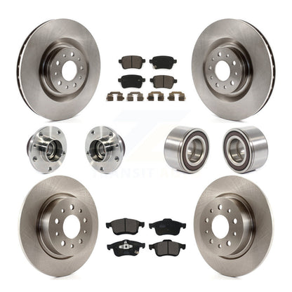 [Avant + Arrière] Kit de Roulement de roue pour 2014-2017 Fiat 500L KBB-113166