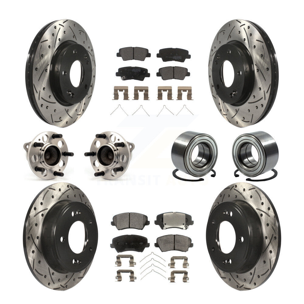 [Avant + Arrière] Kit de Roulement de roue pour Hyundai Veloster Elantra GT KBB-113174