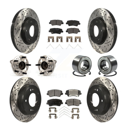 [Avant + Arrière] Kit de Roulement de roue pour Hyundai Veloster Elantra GT KBB-113174