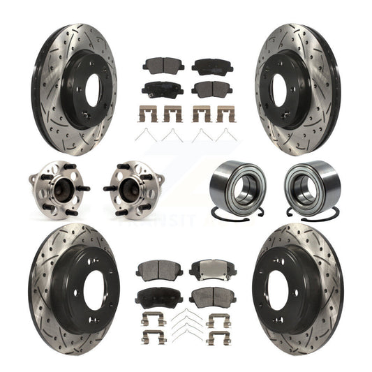 [Avant + Arrière] Kit de Roulement de roue pour Hyundai Veloster Elantra GT KBB-113174
