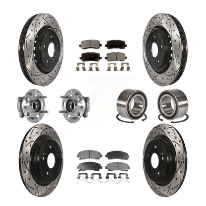 [Avant + Arrière] Kit de Roulement de roue pour 2015-2019 Acura TLX AWD KBB-113179