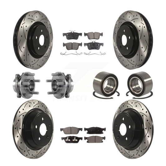[Avant + Arrière] Kit de Roulement de roue pour 2015 Ford Edge AWD KBB-113180