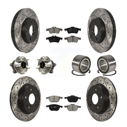 [Avant + Arrière] Kit de Roulement de roue pour Ford Focus avec Parking Assist KBB-113184