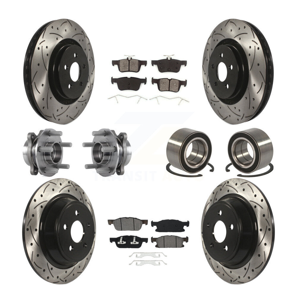 [Avant + Arrière] Kit de Roulement de roue pour 2015 Ford Edge AWD KBB-113189