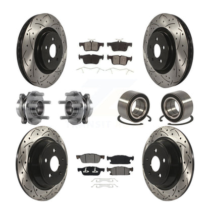 [Avant + Arrière] Kit de Roulement de roue pour 2015 Ford Edge AWD KBB-113189