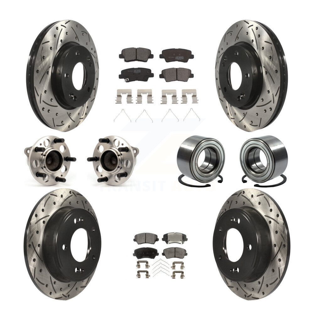 [Avant + Arrière] Kit de Roulement de roue pour Hyundai Veloster Elantra GT KBB-113195