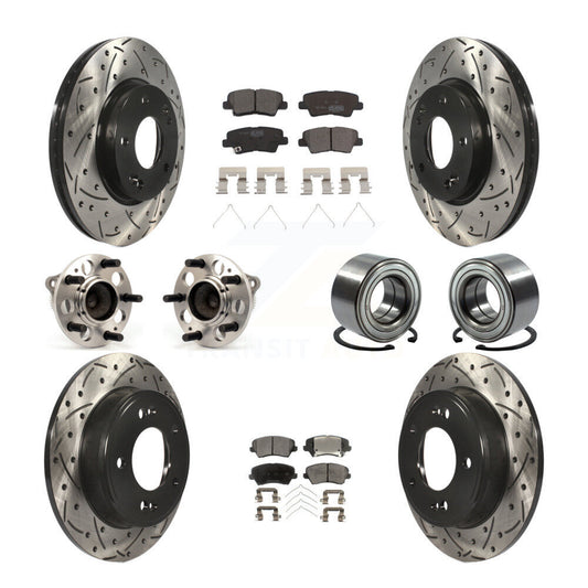 [Avant + Arrière] Kit de Roulement de roue pour Hyundai Veloster Elantra GT KBB-113195