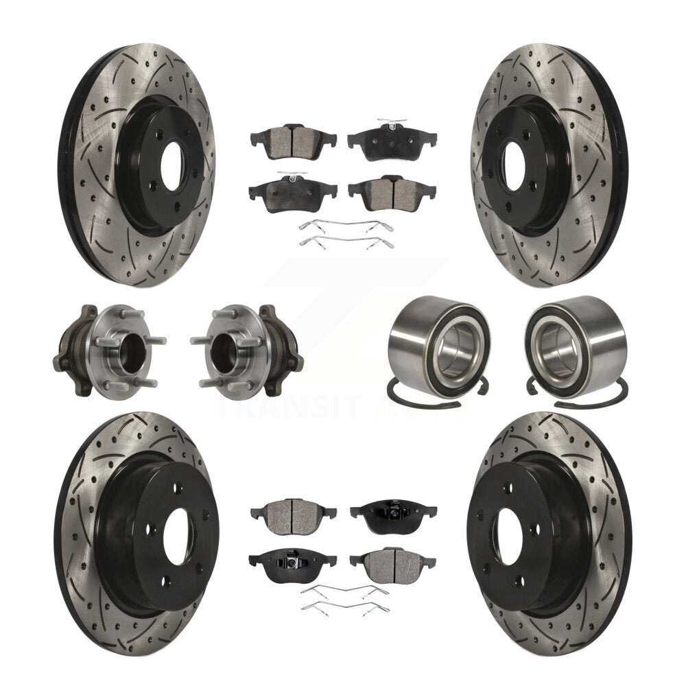 [Avant + Arrière] Kit de Roulement de roue pour 2014 Ford Connect 104.8" wheel base KBB-113198