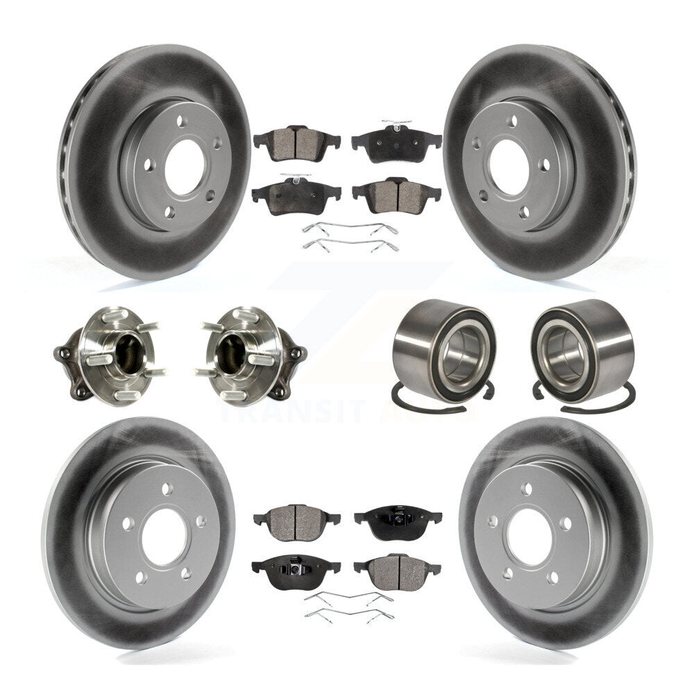 [Avant + Arrière] Kit de Roulement de roue pour Ford Focus avec Parking Assist KBB-113207