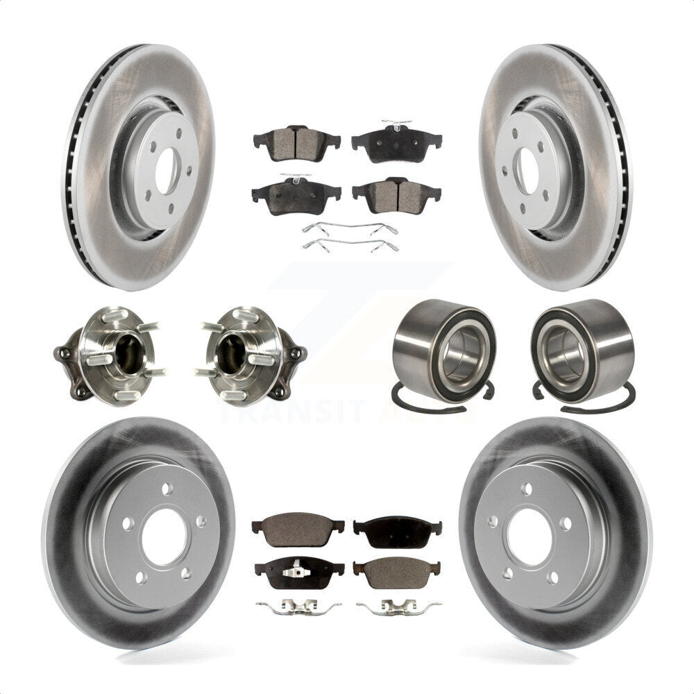 [Avant + Arrière] Kit de Roulement de roue pour Ford Focus avec Parking Assist KBB-113208 par Transit Auto