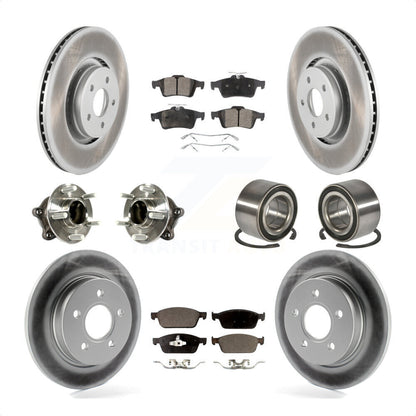 [Avant + Arrière] Kit de Roulement de roue pour Ford Focus avec Parking Assist KBB-113208 par Transit Auto