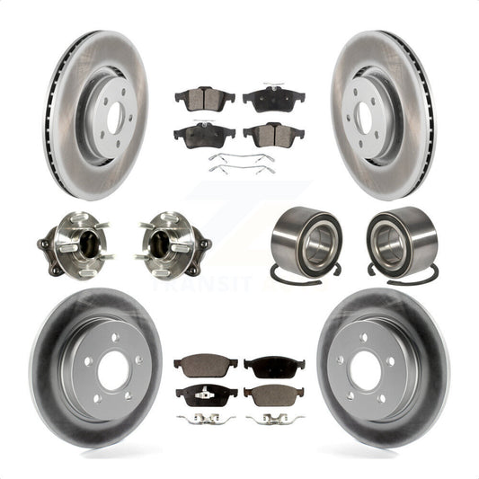 [Avant + Arrière] Kit de Roulement de roue pour Ford Focus avec Parking Assist KBB-113208 par Transit Auto