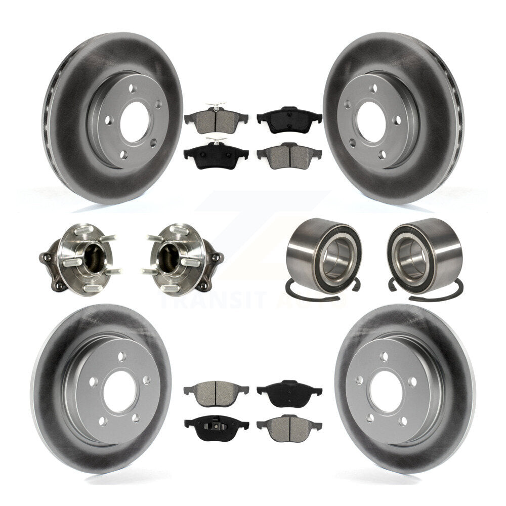 [Avant + Arrière] Kit de Roulement de roue pour Ford Focus avec Parking Assist KBB-113234
