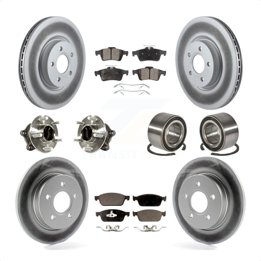 [Avant + Arrière] Kit de Roulement de roue pour 2013 Ford Focus ST avec GAS engine avec Parking Assist KBB-113253 par Transit Auto