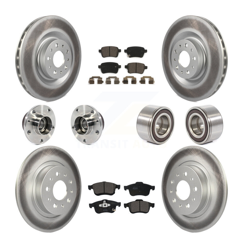 [Avant + Arrière] Kit de Roulement de roue pour 2014-2017 Fiat 500L KBB-113263