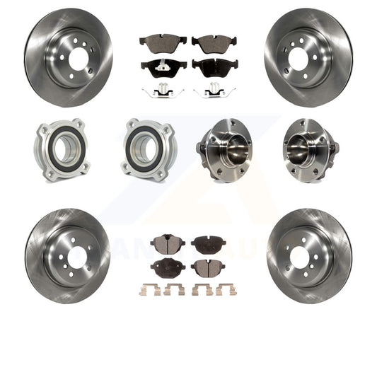 [Avant + Arrière] Kit d'ensemble roulement de roue et moyeu pour 2012 BMW 528i sans Performance Brakes KBB-113292 par Transit Auto