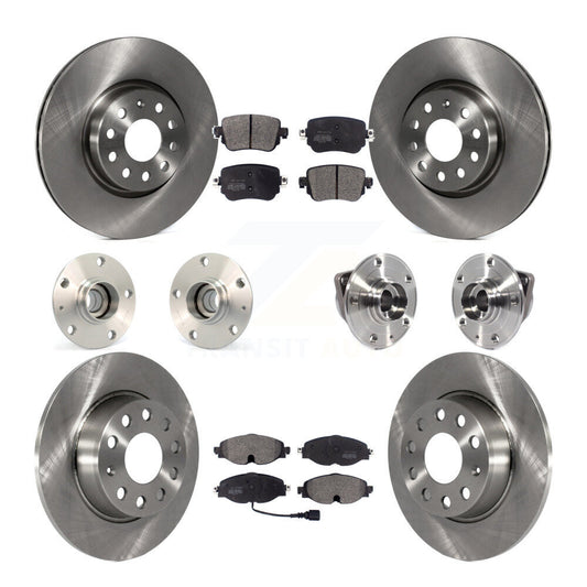 [Avant + Arrière] Kit d'ensemble roulement de roue et moyeu pour 2015-2018 Volkswagen GTI sans Performance Package KBB-113301