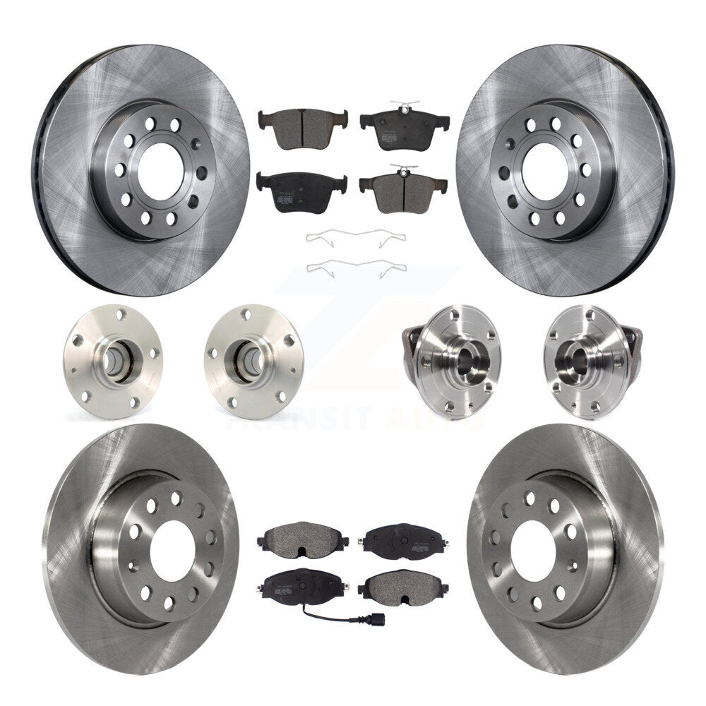 [Avant + Arrière] Kit d'ensemble roulement de roue et moyeu pour 2016 Audi A3 Sedan avec FWD 2.0L avec 85mm Bearing Outer Diameter KBB-113302