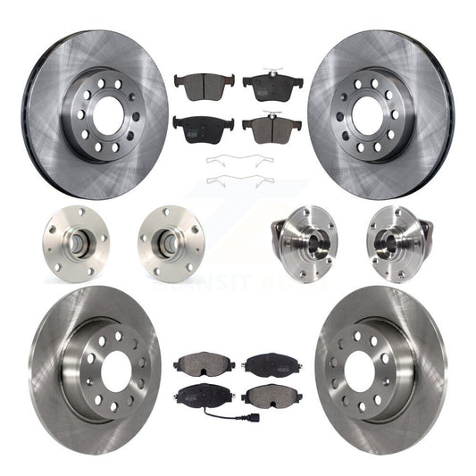 [Avant + Arrière] Kit d'ensemble roulement de roue et moyeu pour 2016 Audi A3 Sedan avec FWD 2.0L avec 85mm Bearing Outer Diameter KBB-113302