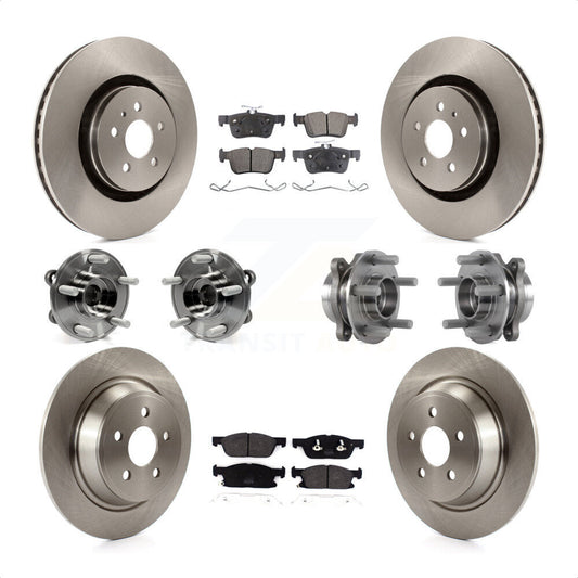 [Avant + Arrière] Kit d'ensemble roulement de roue et moyeu pour 2017-2019 Ford Fusion Sport avec AWD 2.7L KBB-113311 par Transit Auto