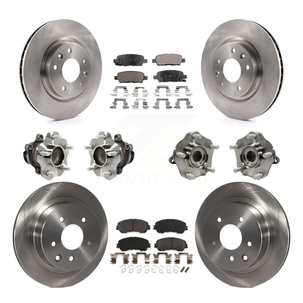 [Avant + Arrière] Kit d'ensemble roulement de roue et moyeu pour Nissan Rogue Sport Qashqai KBB-113321