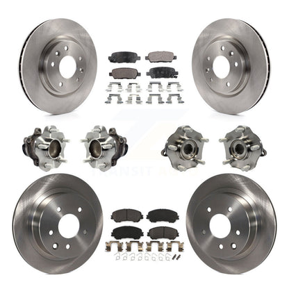 [Avant + Arrière] Kit d'ensemble roulement de roue et moyeu pour Nissan Rogue Sport Qashqai KBB-113321