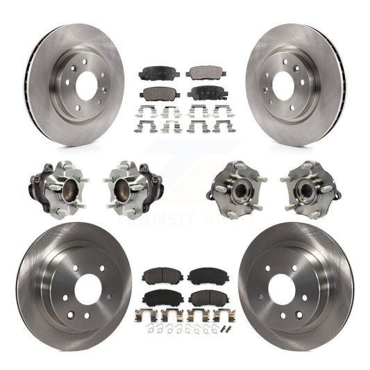 [Avant + Arrière] Kit d'ensemble roulement de roue et moyeu pour Nissan Rogue Sport Qashqai KBB-113321