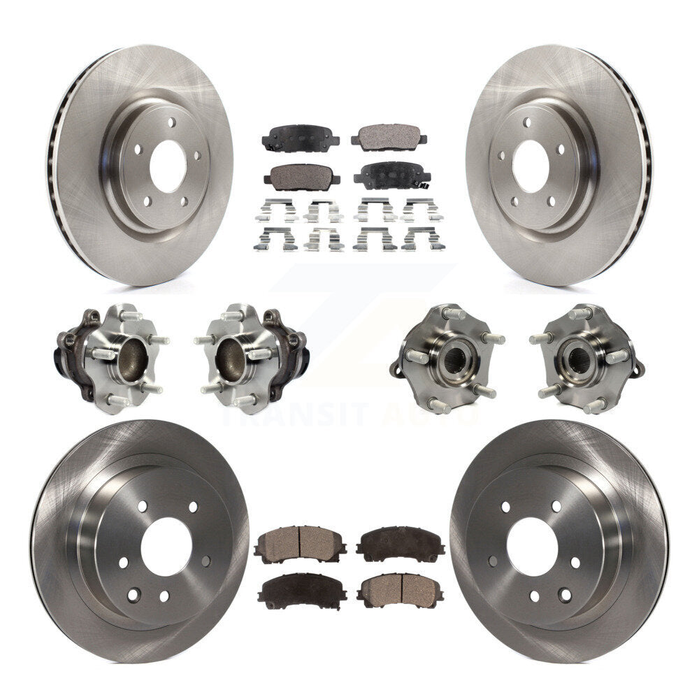 [Avant + Arrière] Kit d'ensemble roulement de roue et moyeu pour Nissan Rogue KBB-113322