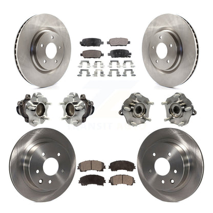 [Avant + Arrière] Kit d'ensemble roulement de roue et moyeu pour Nissan Rogue KBB-113322
