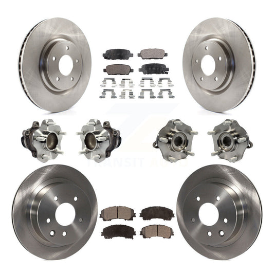 [Avant + Arrière] Kit d'ensemble roulement de roue et moyeu pour Nissan Rogue KBB-113322