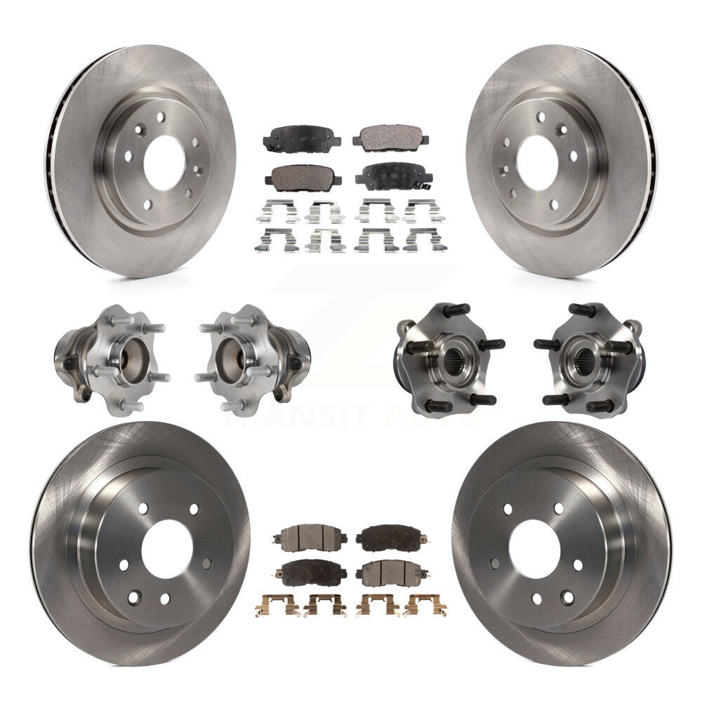 [Avant + Arrière] Kit d'ensemble roulement de roue et moyeu pour Nissan LEAF KBB-113325
