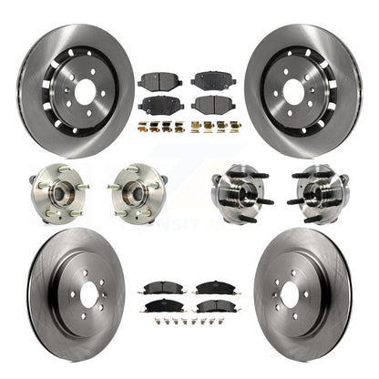 [Avant + Arrière] Kit d'ensemble roulement de roue et moyeu pour Ford Taurus Police Interceptor Sedan Special Service KBB-113339