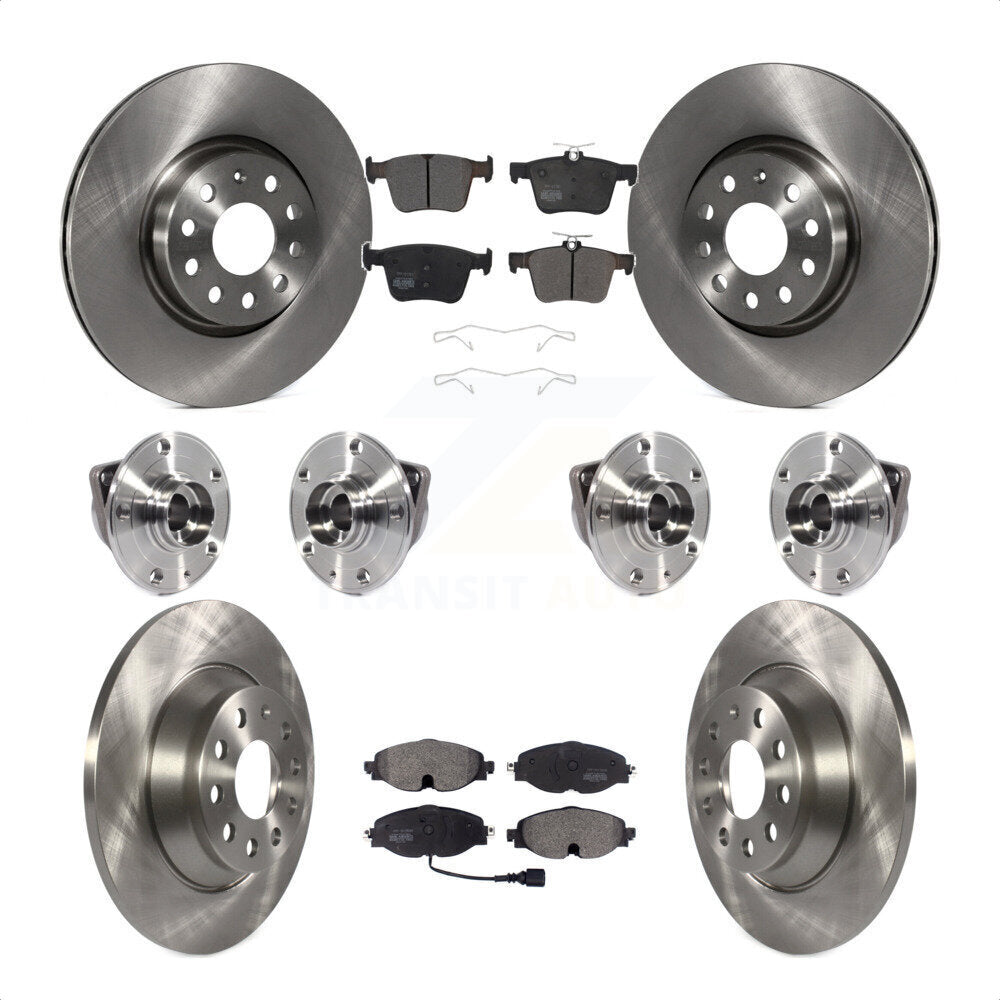 [Avant + Arrière] Kit d'ensemble roulement de roue et moyeu pour Audi TT Quattro KBB-113342 par Transit Auto